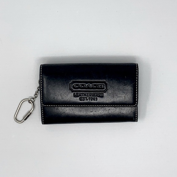 Coach Black Leatherware Wallet - Picture 1 of 8